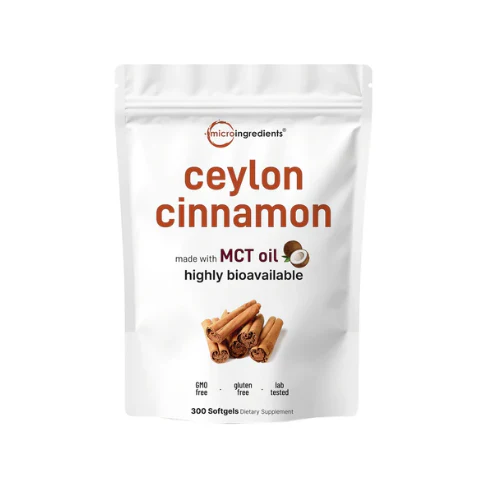 Capsules de Cannelle de Ceylan et Huile MCT- Complément Alimentaire en Gélules