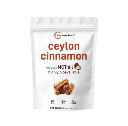 Capsules de Cannelle de Ceylan et Huile MCT- Complément Alimentaire en Gélules