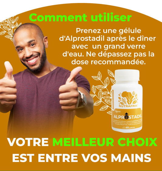 ALPROSTADIL NUTRAFRIK : complément pour prostate