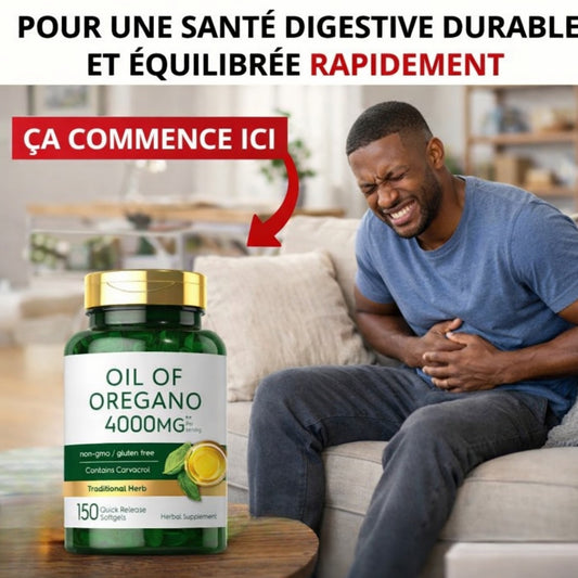 Capsules huile d'origan-complément alimentaire naturel à base de plantes