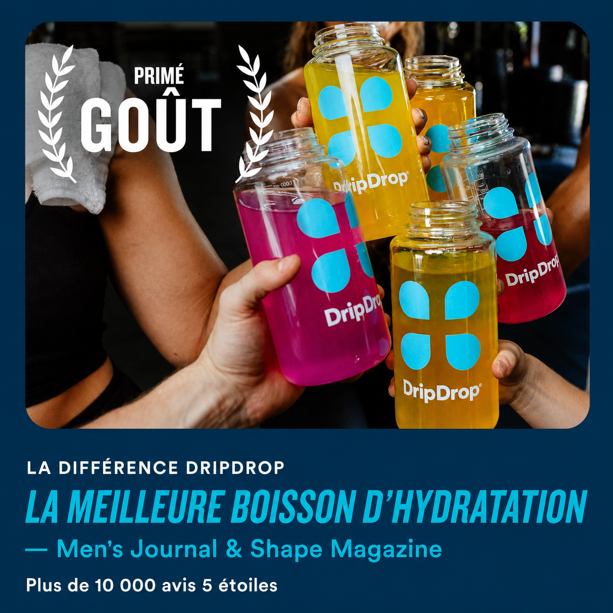 DripDrop – La boisson qui booste votre perte de poids
