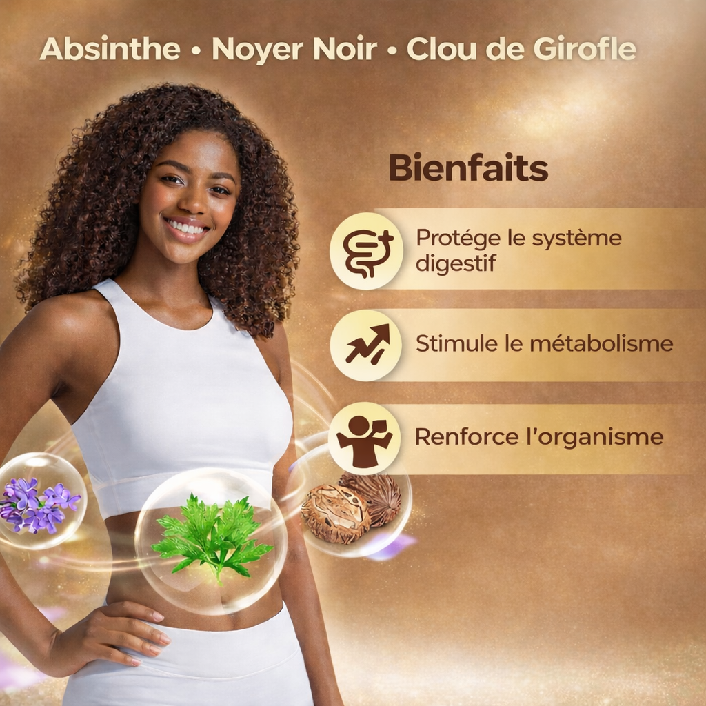 Capsules molles de noix noire pour nettoyage intestinal naturel
