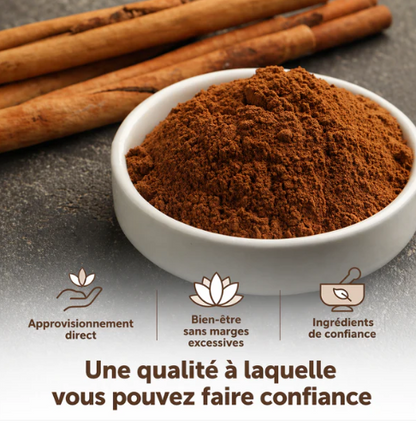 Capsules de Cannelle de Ceylan et Huile MCT- Complément Alimentaire en Gélules