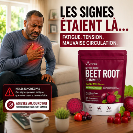 Gummies de betterave premium 8 en 1-Plus d’énergie, plus de confiance, chaque jour