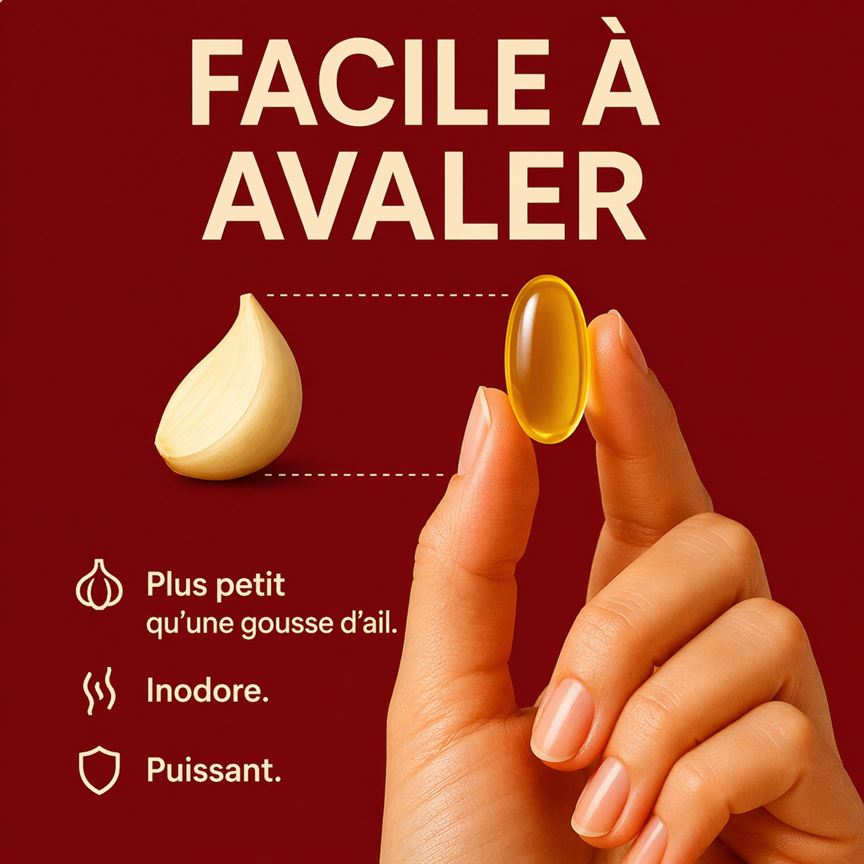 Capsules d’Ail Vieilli Inodore-Complément alimentaire