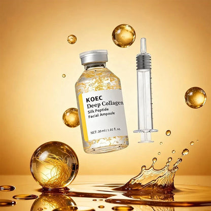 Ampoule liftante au collagène profond et aux peptides de soie-Lift Instantané et Éclat Naturel